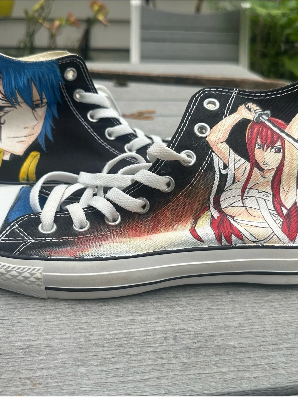 Fairy tail high top converses